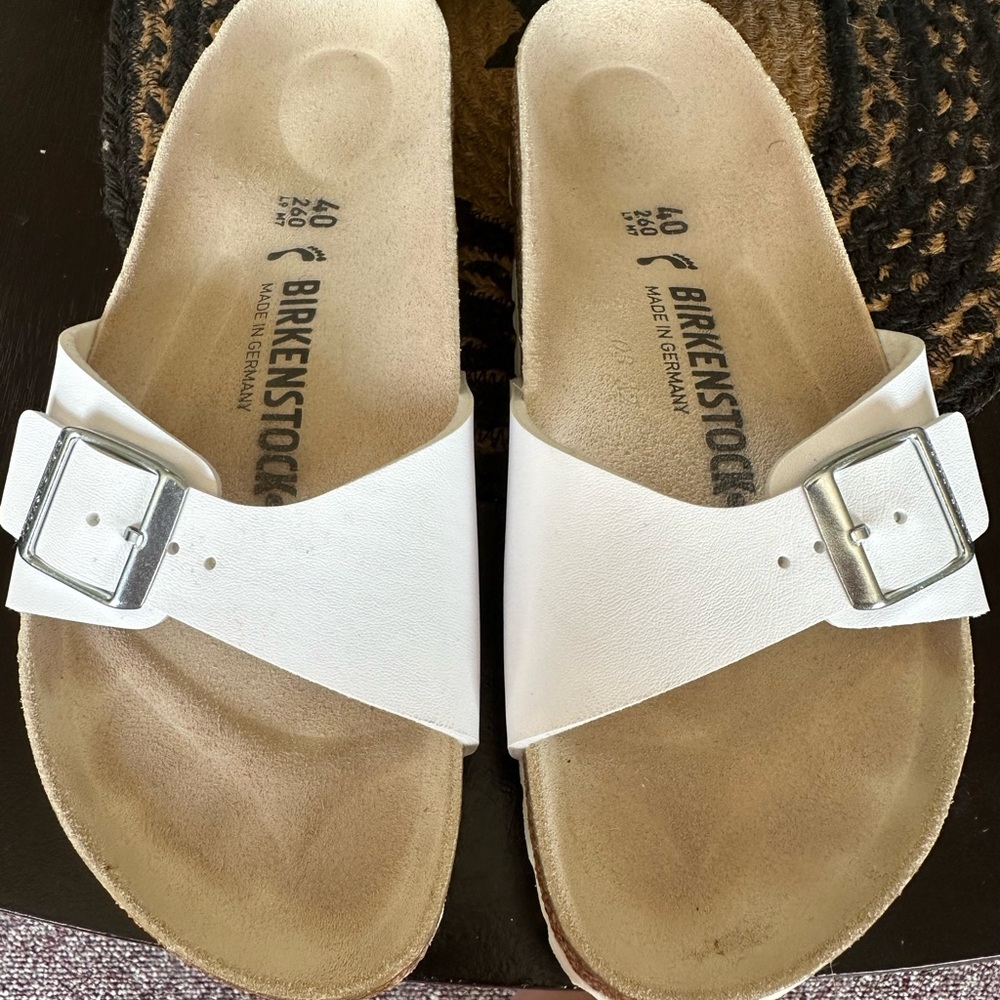 White Birkenstocks - Picture 2 of 4